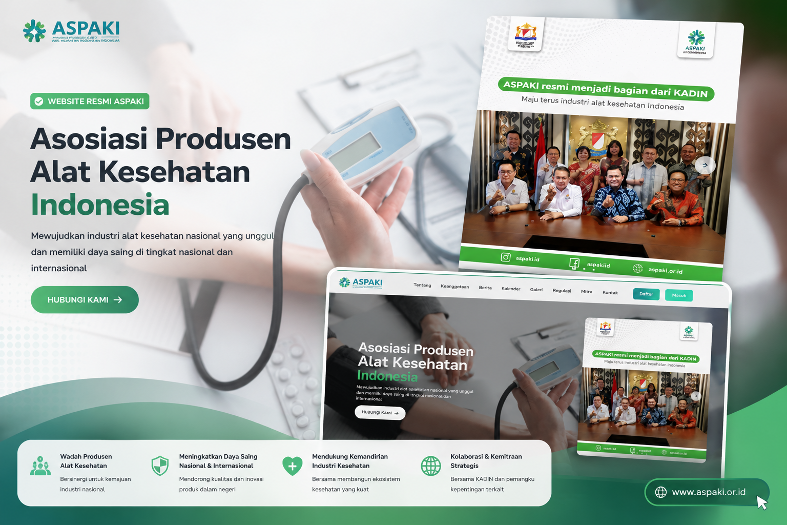 ASPAKI – Website & Sistem Manajemen Keanggotaan Asosiasi - gambar 1