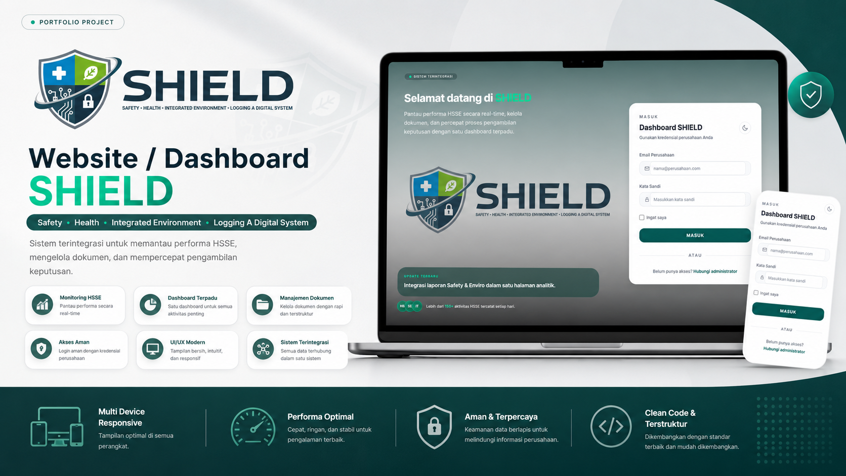 SHIELD – Integrated HSSE Monitoring & Document Management System - gambar 1