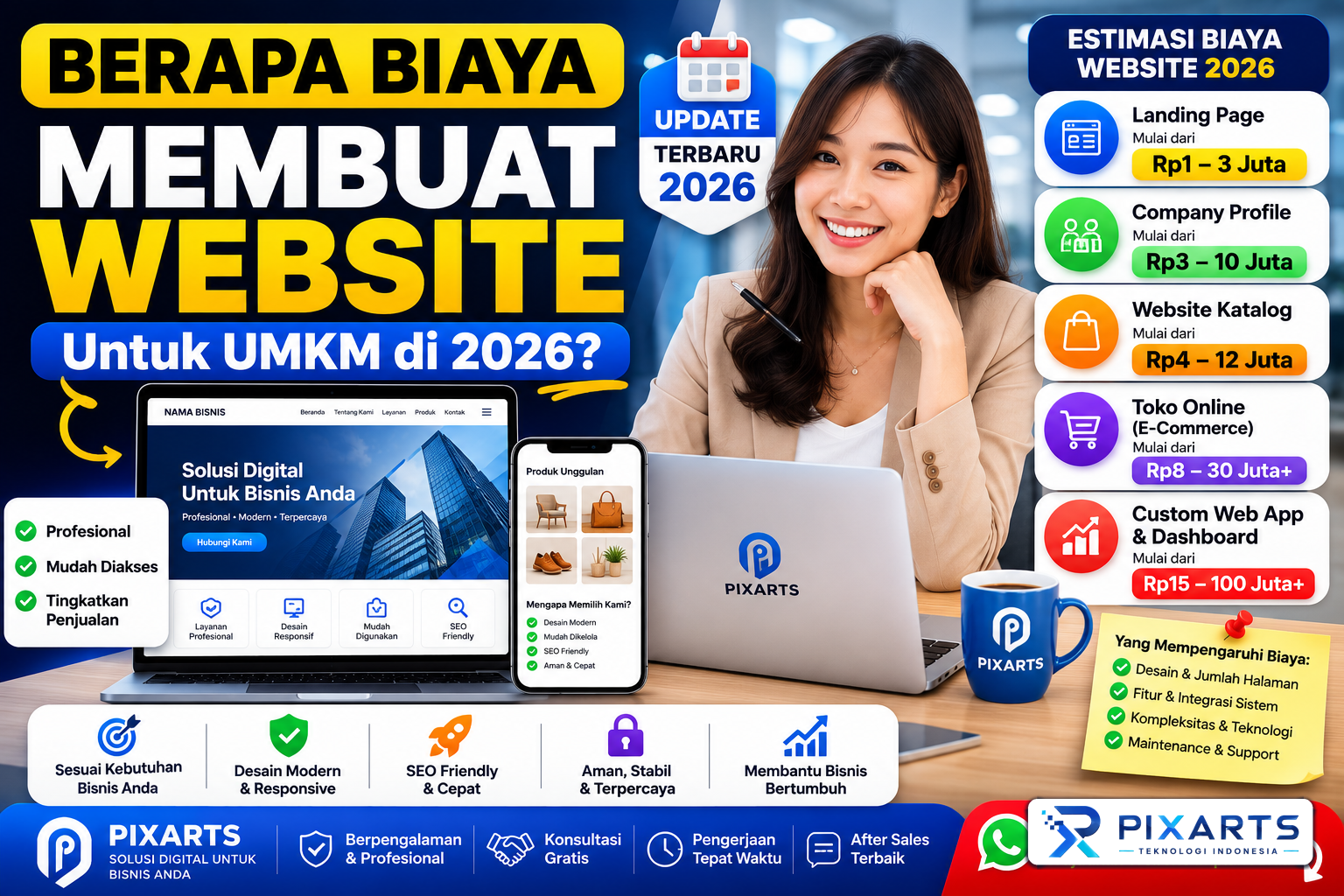 Berapa Biaya Membuat Website untuk UMKM di 2026? Panduan Lengkap Menentukan Budget