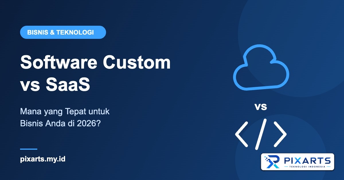 Software Custom vs Software Siap Pakai (SaaS): Mana yang Tepat untuk Bisnis Anda di 2026?