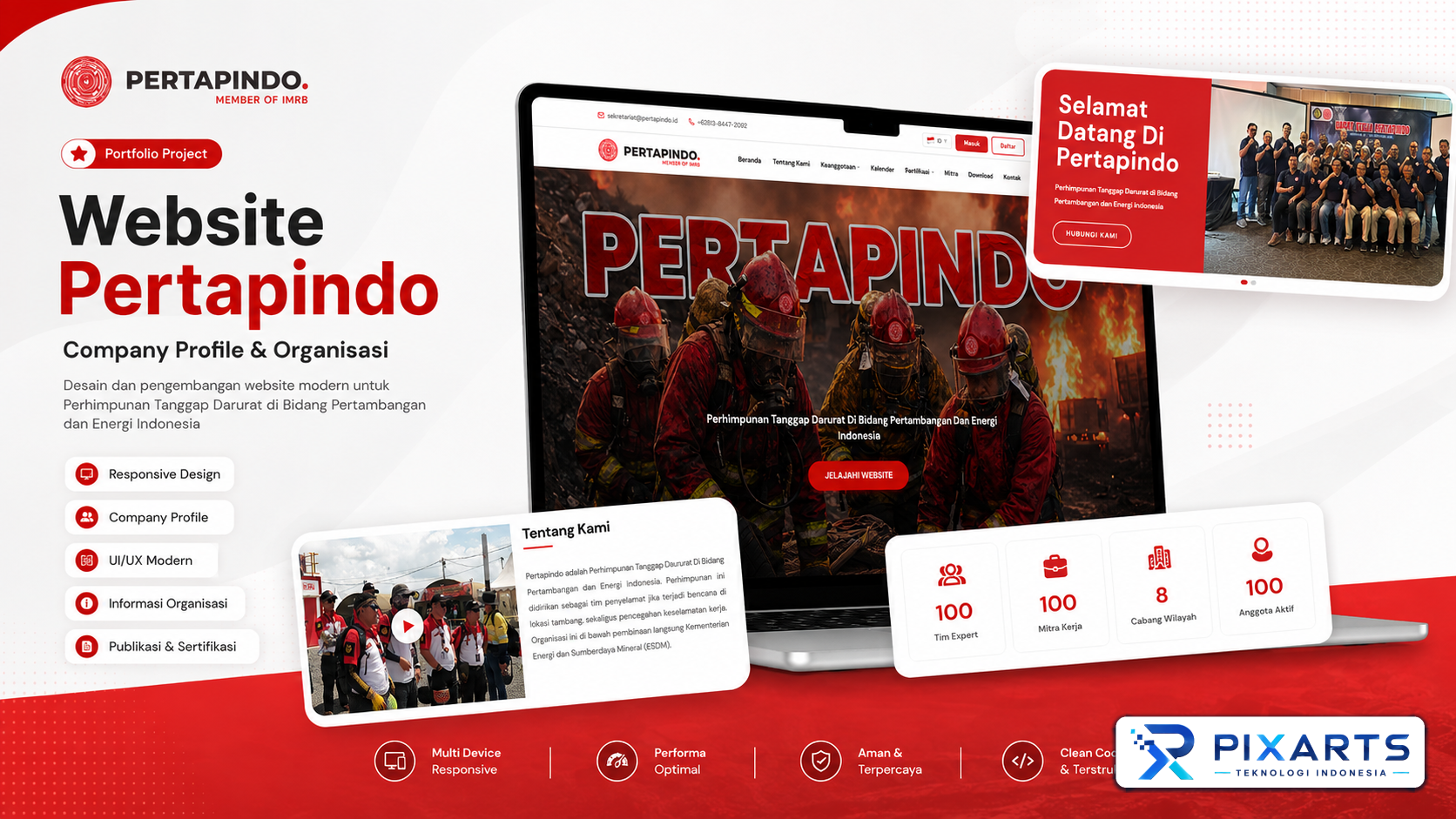 Pengembangan Website & Sistem Keanggotaan PERTAPINDO
