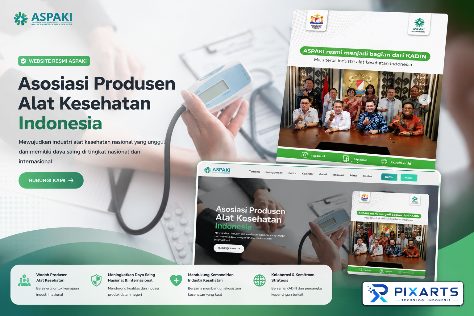 ASPAKI – Website & Sistem Manajemen Keanggotaan Asosiasi